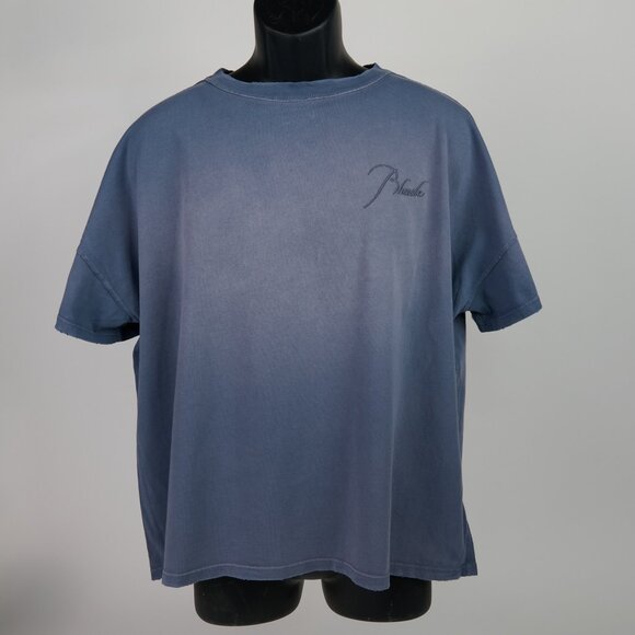 Rhude Tops - RHUDE Reverse Tee - Blue - NWT - Size Medium